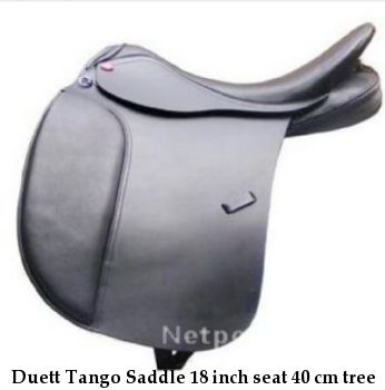Duett Tango Saddle 18 inch seat 40 cm tree